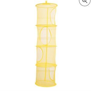 Toy cubby Mesh Hanging Storage 4 Compartments Folding  Organizer Bag
